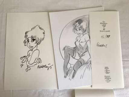 Walthéry, François | Walthéry - Portfolio dédicacé Il était 7 fois #23, TL 77 ex n° 15 - Broché - EO | Catawiki