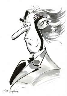 Munuera | Zorglub, dessin original à l’encre de chine et au lavis. | Septimus