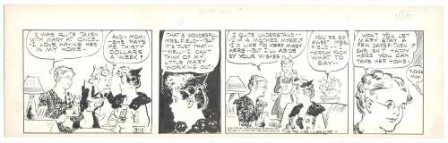 Brinkerhoff - MARY MIXUP, Original Daily Strip (03/10/1944) | Russ Cochran