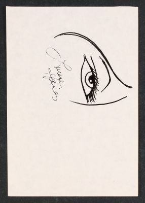 Lurene Haines | Eye Sketch | mycomicshop.com (Buy It Now)