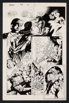 Original Art from Sludge #3 (1993) Page 22 Pencils by Aaron Lopresti, Inks by Gary Martin | mycomicshop.com