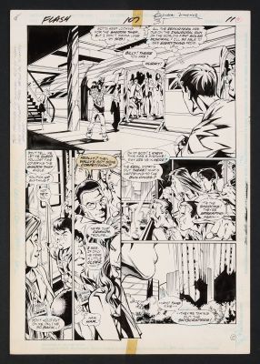 Jose Marzan Jr. , Oscar Jimenez | Original Art from Flash #107 (1995) Page 11 Pencils by Oscar Jimenez, Inks by Jose Marzan Jr. | mycomicshop.com (Buy It Now)