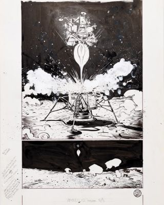 Paul Pope | Apollo 12, page 8, 2012 | Philippe Labaune Gallery