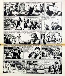 Cazanave, Raymond - Le Vampire des Caraïbes Planche originale à l‘encre de