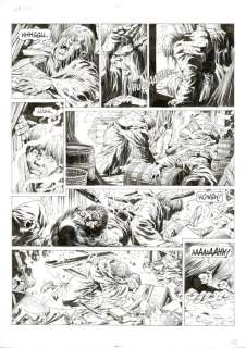 Mitton, Jean-Yves | Mitton, Jean-Yves - Originele pagina - Kroniek der Barbaren 1 - Vikingwoede - (1994) | Catawiki