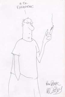 Moebius | Illustration au feutre permanent noir représentan… | Millon