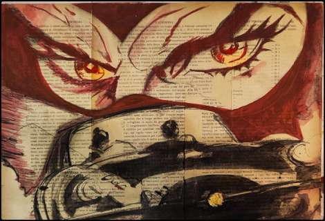 Anty | ANTY - Diabolik - Original drawing - su collage di libri d’epoca | Catawiki