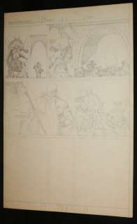 Armando Gil | Layouts of Warriors | Anthony’s Comic Book Art