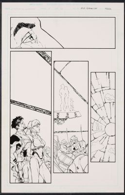 John Floyd | Original Art from Eternal Warriors Archer and Armstrong (1997) Page 12 Pencils by Robert Teranishi Inks | mycomicshop.com (Buy It Now)