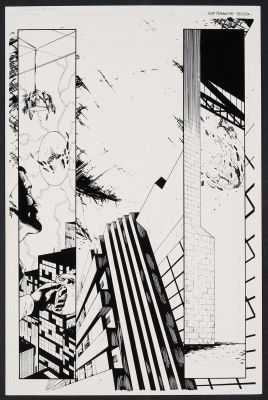 John Floyd | Original Art from Eternal Warriors Archer and Armstrong (1997) Page 38 Pencils by Robert Teranishi Inks | mycomicshop.com (Buy It Now)