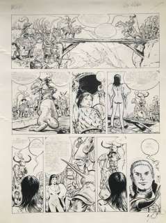 Follet, René | Follet, René - Planche originale - Ikar T1 - Le Petit prince barbare - (1995) | Catawiki