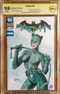 Marini | Batman 50 - Enrico Marini original signed Catwoman Sketch Art CBCS 9.8 - Exemplaire unique - (2018) | Catawiki