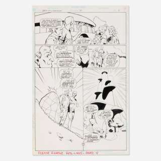 Lee Moder, Legion of Super Heroes #71 Story Page 8 Original Art (DC Comics, 1995) | Landry Pop Auctions