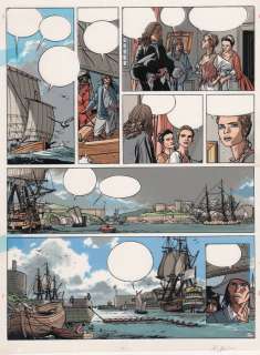 Pellerin | L’Epervier, bleu de coloriage accompagné de s… | Millon