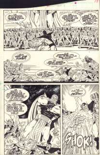 Ron Lim, Tom Christopher - silver surfer #27 p. 18 - super-skrull vs. The brotherhood of the badoon - 1989