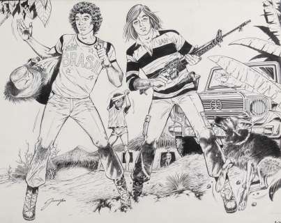 Jarry | Les Baroudeurs sans frontières, illustration Ã  l… | Millon