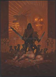 Didier Cassegrain - Couverture originale - Les clous rouges
 - Conan le cimmérien