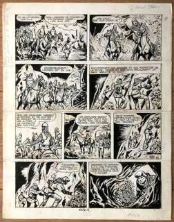 Sirius | Sirius - Planche originale - Les Timour T19 - Le Fils du Croisé - (1965/1966) | Catawiki