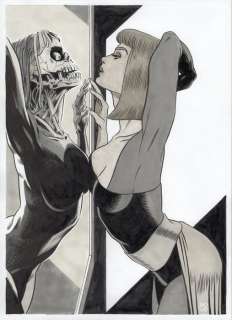 Lorenzo Bovo | Lorenzo Bovo - illustrazione originale "Omaggio a Satanik" | Catawiki