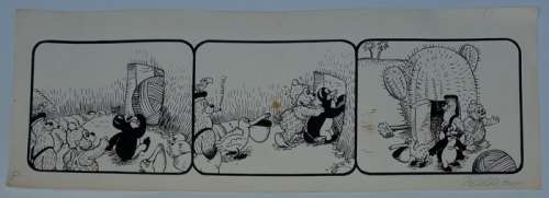Kring, Paul Arne | Kring, Paul Arne - Originele strip - Rasmus Klump - Petzi, Pol Pel en Pingo - (jaren 1980) | Catawiki
