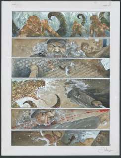Eric Stalner - Planche originale n°8 - La Grande chasse - Vito