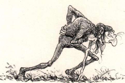 Dulieu, Jean | Dulieu, Jean - Originele tekening - Paulus en het beest van Ploemanàc - (1982) | Catawiki