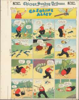 King - GASOLINE ALLEY, Sunday Page, Proof (4/26/1925) | Russ Cochran