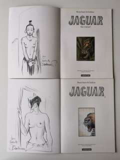 Jan Bosschaert En Dufaux | Jaguar 1, 2 - Beide voorzien van een originele tekening - Broché - EO - (2001/2002) | Catawiki