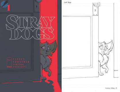 Tony Fleecs Trish Forstner - stray dogs issue 1 page cover