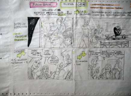 Fenzo, Stelio | Fenzo, Stelio - Storyboard originale - "Corto Maltese" | Catawiki