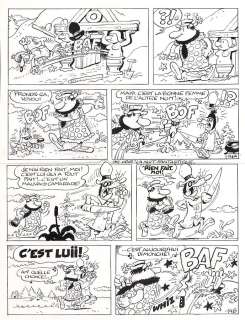 Macherot | Sibylline, planche n°14 Ã  l’encre de Chine de l’… | Millon