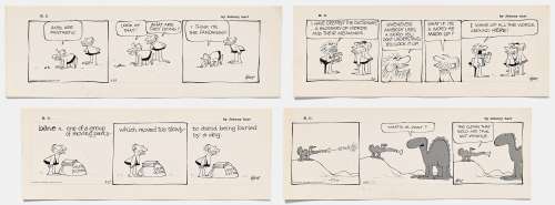 Lot of Four ’’B.C.’’ Comic Strips from 1967 | Nate Sanders