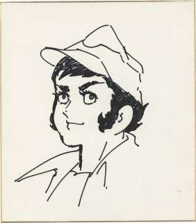 Mikiya Mochizuki Hand-Drawn Shikishi "Gentle Eagle JJ" Jouji Tobirama | Mandarake (Big Web)