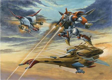 Masami Watanabe "Holy Warrior Dunbine" Bilbain, Garaba, Bubbly | Mandarake (Big Web)