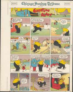 King - GASOLINE ALLEY, Sunday Page, Proof (05/18/1924) | Russ Cochran