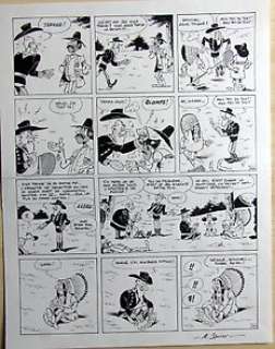 Janvier | Janvier, Michel - Planche originale Rantanplan T1 - La Mascotte - Planche 40 - (1987) | Catawiki