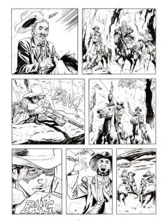 De Angelis, Roberto | De Angelis, Roberto - 2x Tavole Originali - Tex Willer #2 "La banda di Red Bill" - (2018) | Catawiki