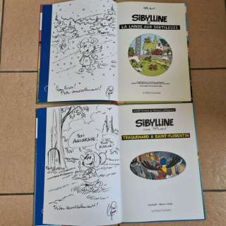 Taymans / Macherot / Corteggiani | Sibylline T3 + T5 + 2x dédicace - 2x C - EO - (2007/2009) | Catawiki