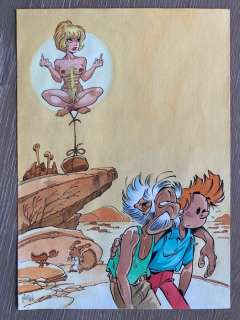 Gürsel, Gürcan | Gürsel, Gürcan - Dessin original couleur - Hommage à Tome & Janry | Catawiki