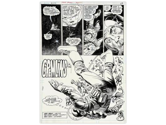 Lot 432 - Joe Kubert Mystery in Space #113 pg.23 Art | Weiss Auctions