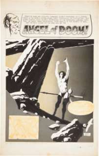 Jeff Jones Creepy #29 "Angel of Doom" Splash Page 1 Original Art (Warren, 1969). Warren Publishing -