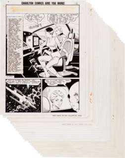 Dick Giordano, Charles Nicholas, Vince Alascia, and Bill Molno Space Adventures #59 Complete Story Original Art -