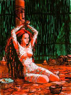 Miralles | DJINN Enchainée... Encre et aquarelle sur papier, signée en bas | Kahn et Associés