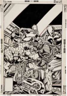 John Byrne and Joe Rubinstein Captain America #249 Machinesmith Cover Original Art (Marvel, 1980). This - | Heritage