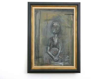 Prof. Volker Schönwart | Donald Duck - Alberto Duccometti, Bildnis Annette - 45 x 65 cm - (2020) | Catawiki