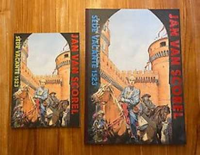 Paul Teng - Jan van Scorel - Sede Vacante 1523 - Grote luxe Hardcover (65/100) + Softcover met opdrachttekening - (2013)