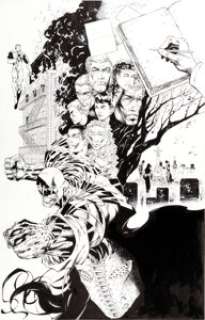 Keu Cha and Jason Gorder Rising Stars Preview Splash Page 5 Original Art (Image Comics, 1999). What if a world -