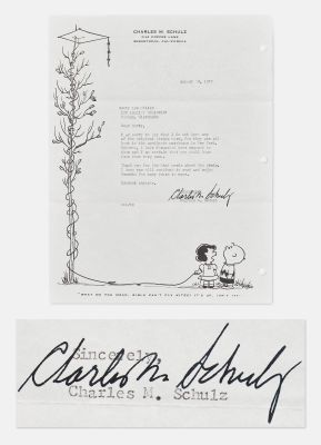 Charles Schulz Letter Signed from 1959 -- ’’...I hope you will continue to read and enjoy Peanuts for many years to come...’’ | Nate Sanders