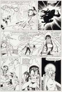Paul Smith and Terry Austin Doctor Strange #73 Clea vs. Umar Page 17 Original Art (Marvel, 1985). The Master of -
