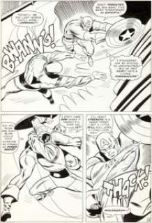 Don Heck and Wally Wood The Avengers #22 Power Man vs. Captain America page 14 Original Art (Marvel, 1965). - | Heritage